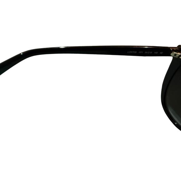 Longchamp Sunglasses LO 670 S 001 Black*Cat Eye*NEW in case with cloth - Picture 7 of 7